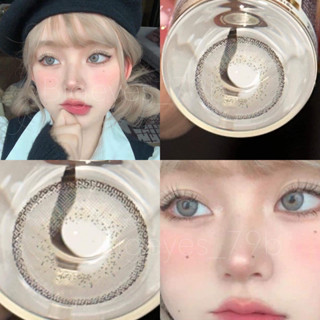 ✨ Gray ขนาดตาโต (Bigeyes) ☀️กรองแสง uv เลนส์แท้จดทะเบียนถูกต้อง ผ่านอย.ไทย บิ๊กอายสีเทา✔️