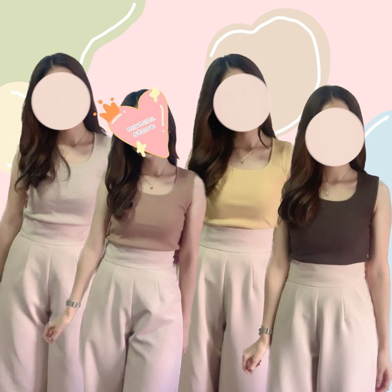 เสื้อกล้ามผ้านิ่ม ไม่โป๊ 📍งานป้าย One-K✨🥨