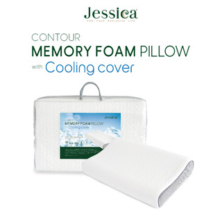 Jessica หมอนหนุน รุ่น Memory Foam Pillow With Cooling Cover ให้สัมผัสที่เย็นสบาย ป้องกันไรฝุ่นเชื้อรา และ แบคทีเรีย