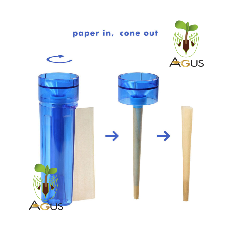 เครื่องบด ดอก กัญชา มีที่ม้วน 3 in 1 พร้อมกรอก V2 โรล Rolling Cone สมุนไพร Grinder ที่บด มือ jouge r