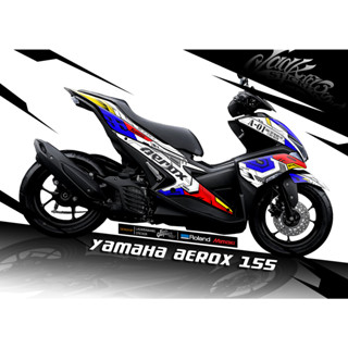 สติ๊กเกอร์แต่งลายรถ YAMAHA AEROX V.1 ลาย RX-Aerox