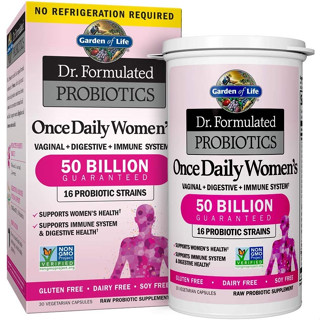 Garden of Life Dr. Formulated Probiotics for Women &amp; Prebiotics, 50 Billion CFU for Women’s Daily Digestive Vaginal