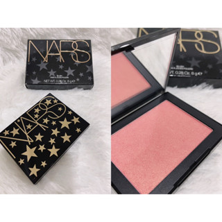 Nars all star orgasm blush 8g สีชมพูพีช ออกชมพูระเรื่อประกายส้ม โทนสีธรรมชาติเข้ากับทุกโทนผิว