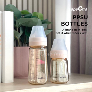 ขวดนมสีชา PPSU Spectra 9oz ศูนย์ไทย