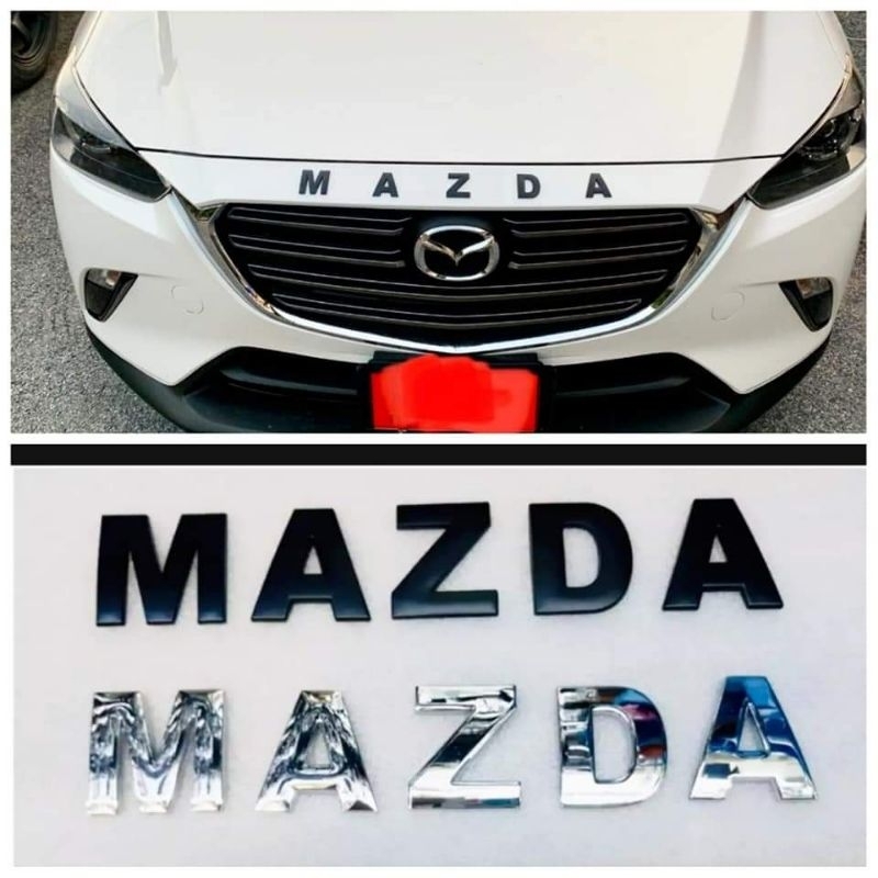โลโก้ mazda แปะฝากระโปรง