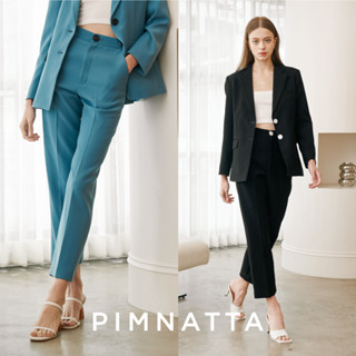 Pimnatta Chloe Pants (สินค้าพร้อมส่ง🛒) กางเกงทรงกระบอกแบรนด์ IG ให้ลุคเรียบหรูดูแพง ใส่ไปทำงานก็ Complete Look สุดๆ