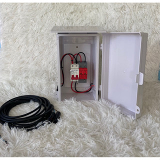 ตู้ควบคุมปิดเปิดปั้มน้ำ DC 12v-24v-48v มีตัวป้องกันฟ้าผ่า