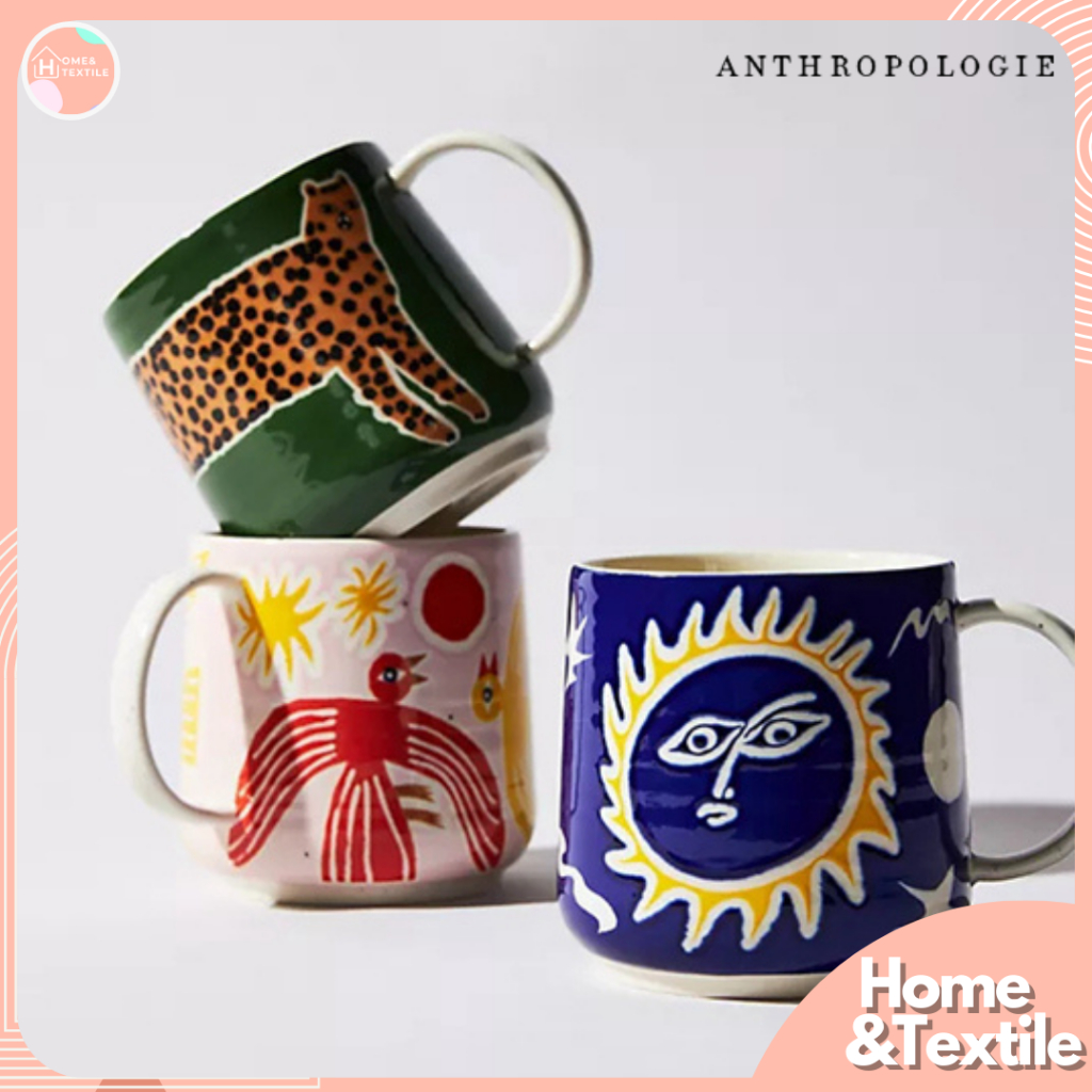 แก้วมัคเซรามิค Anthropologie | Marcello Velho Folksong Mug