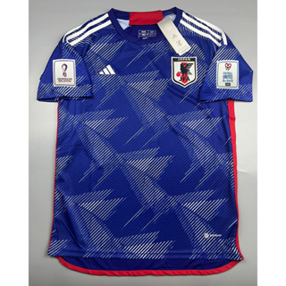 เสื้อบอล แฟนบอล ทีมชาติ ญี่ปุ่น เหย้า 2022-23 Japan Home อาร์มฟุตบอลโลก World Cup 2022