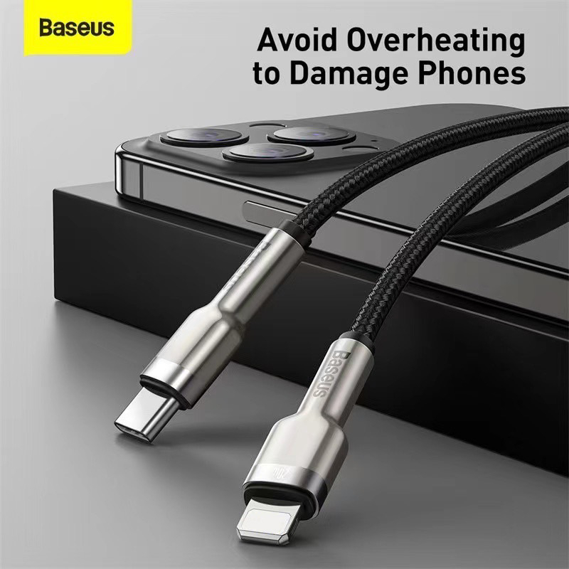 Baseus สายชาร์จเร็ว Type-C to iP 20W PD Fast Charging Data Cable สายชาร์จสายเคเบิล,ชาร์จเร็ว สายชาร์จเร็ว - รูปที่ 4