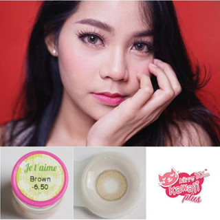 คอนแทคเลนส์ Kitty Kawaii รุ่น Mini Jetaime สีน้ำตาล ขนาดเท่าตา คอนแทคเลนส์ kittykawaii