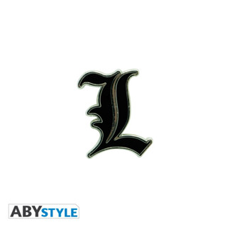 ABYstyle [ลิขสิทธิ์แท้ พร้อมส่ง] เข็มกลัด เข็มกลัดติดกระเป๋า Death Note Pin เดธ โน๊ต - แอล L