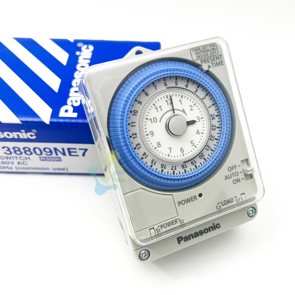 Panasonic Timer TB 38809NE7  มีแบตสำรองไฟ ของแท้ พร้อมรับประกัน