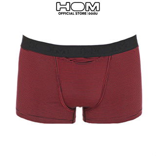 HOM (ออฮ์ม) รุ่น359850-4063 Simon กางเกงในชาย Boxer ผ้าModal Polyester  นุ่ม แห้งไวเป้าเปิดบนสะดวกทั้งซ้ายและขวา