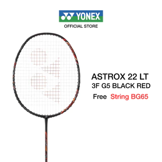 YONEX ASTROX 22 LT ไม้แบดมินตัน ที่มีน้ำหนักเบาที่สุดในประวัติศาสตร์ หนักเพียง 3F (ประมาณ 63 กรัม) ก้านกลาง แถมเอ็น BG65