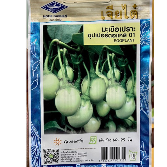 เจียไต๋ มะเขือตอแหล (ประมาณ 300 เมล็ด)