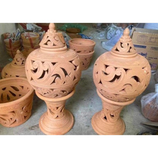 ชุดโคมไฟพร้อมฐานวางดินเผา ❌สั่งได้1ชุดต่อการสั่ง1ครั้ง❌เพื่อ…