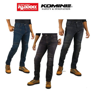 KOMINE กางเกงยีนการ์ด รุ่น PK-718II S / F KV D-Jeans