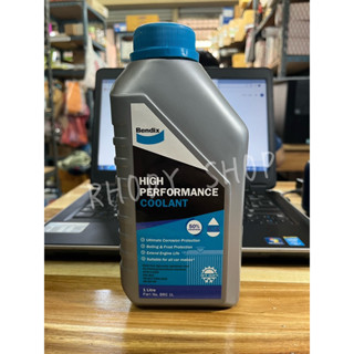 น้ำยาหล่อเย็น BENDIX HIGH PERFORMANCE COOLANT ขวด1L. สีน้ำเงิน