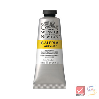 Winsor&amp;Newton สีอะคริลิค แกเลอเรีย 60 มล. สีขาว #415 MIXING WHITE  จำนวน 1 หลอด