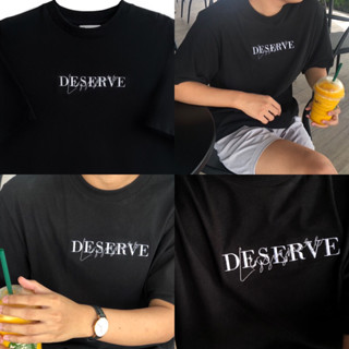 Short sleeves shirt (เสื้อยืดเกรด Premium cotton ปัก DESERVE)