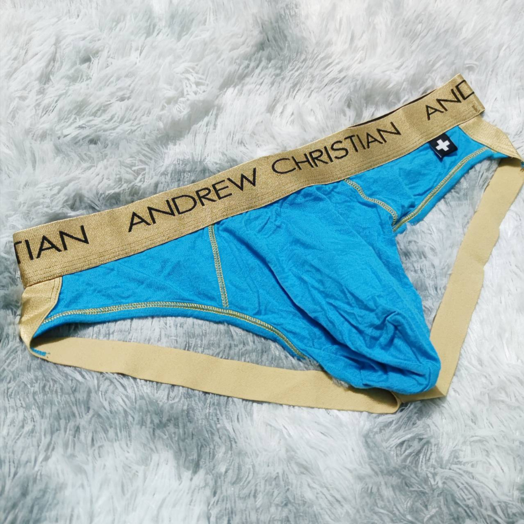 Andrew Christian(แอนดริวคริสเตียน)  jockstrap (L) กางเกงในชาย เป้าตุ่ง เซ็กซี่ มือ1