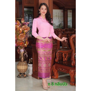 เสื้อไหมลาว ใส่ออกงาน อัดผ้ากาวทุกรุ่น  สวยหวาน  (เฉพาะเสื้อ) เสื้อไหมอัดกาว เสื้อไหมหรู