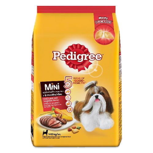 Pedigree เพดดีกรี อาหารเม็ด สำหรับสุนัขพันธุ์เล็ก รสตับย่าง 1.3 kg