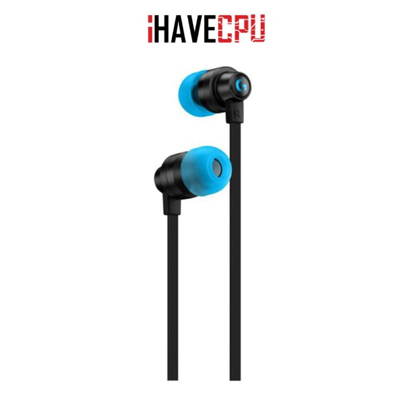 iHAVECPU HEADSET (หูฟัง) LOGITECH G333 BUFFY [INEAR] BLACK