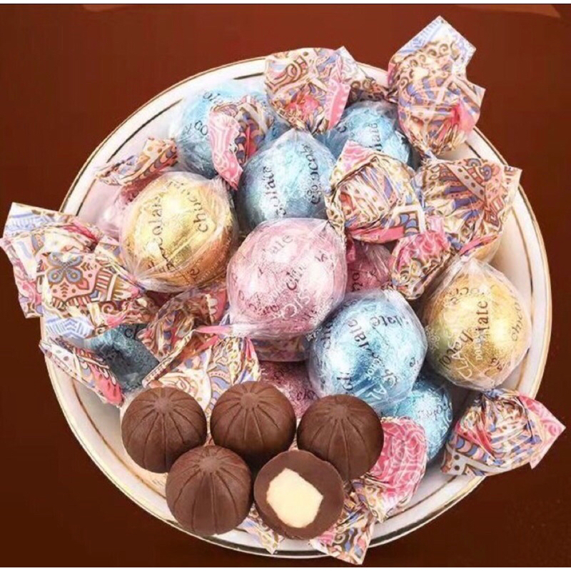 ช็อกโกแลตChocolate Doublechocไส้คาราเมลไส้ทะลักกรอบหอมอร่อยแช่เย็นยิ่งอร่อย200-500g