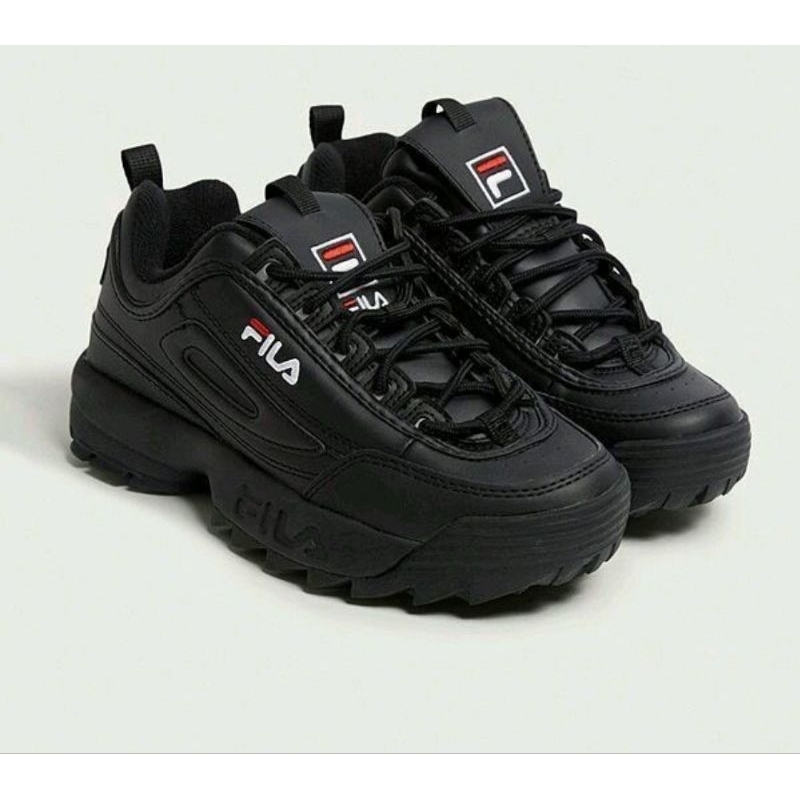 รองเท้าผ้าใบ FILA BLACK รองเท้าผ้าใบ ฟิล่า สีดำ รุ่นฮิต ใส่สบาย