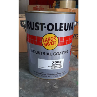 Rust Oleum QD Grey Primer 7086 รองพื้นกันสนิมเทาแห้งเร็ว รัสต์โอเลี่ยม 7086