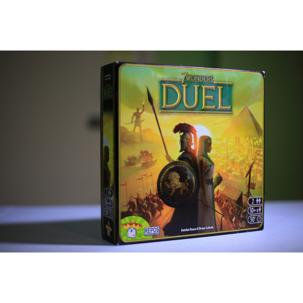 การ์ดเกม บอร์ดเกม 7 Wonders Duel แถมซองใส่การ์ด [มือสอง-สภาพ 95%]