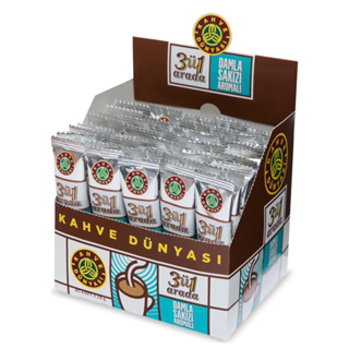 Kahve Dünyası Gum Mastic 3 in 1 Instant Coffee / กาแฟตุรกีพร้อมดื่มผสม Mastic gum 18 gr.