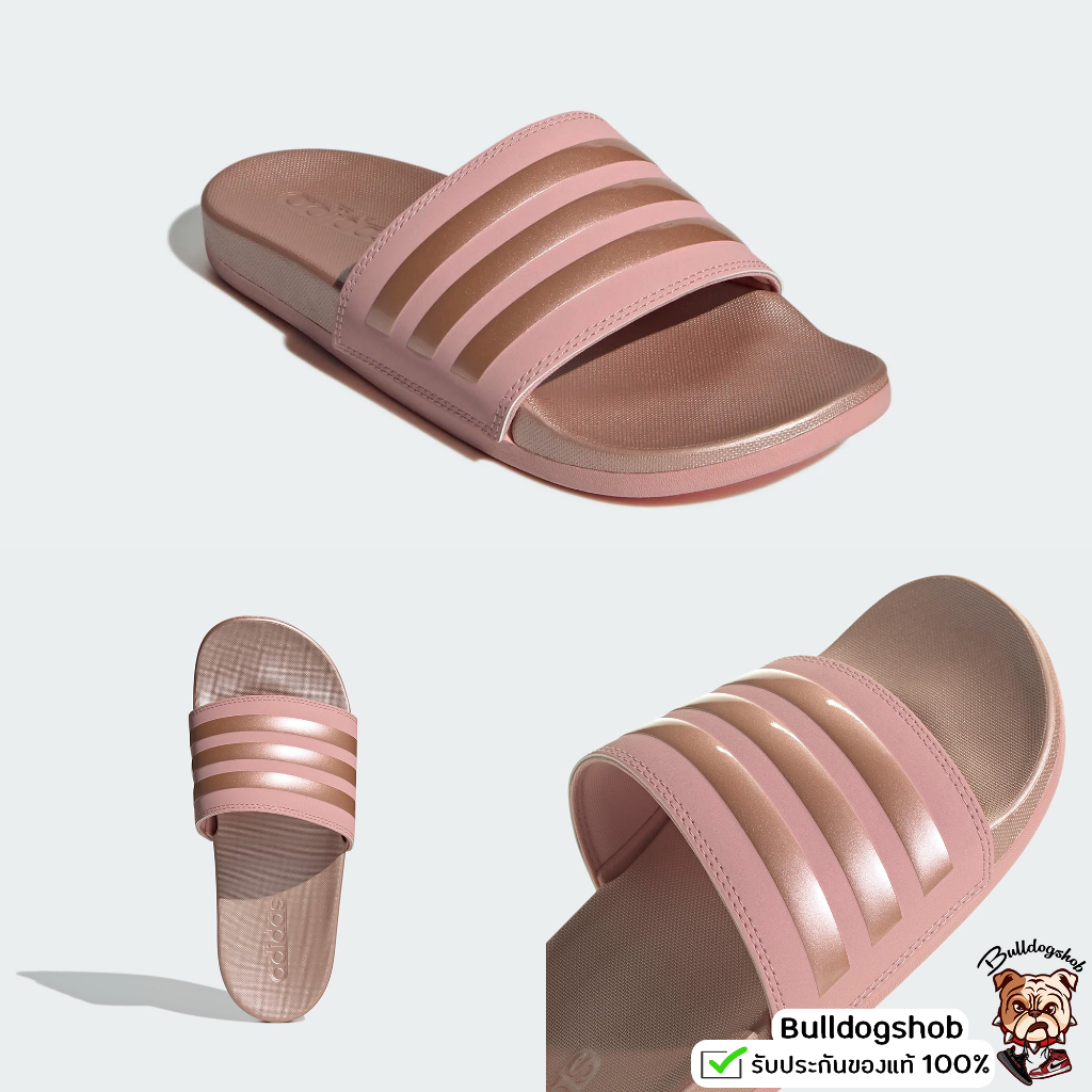 Adidas รองเท้าแตะนิ่ม Adilette Comfort GW8742 GX4305 GW8741 - ป้ายไทย