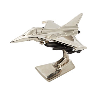 เครื่องบินตั้งโชว์ RAFALE ขนาด 20.5x15x14ซม. สีทอง