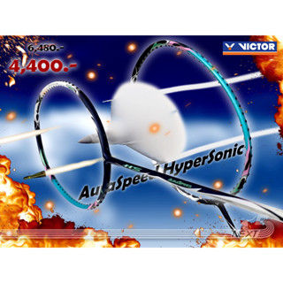 VICTOR ไม้แบดมินตัน รุ่น Auraspeed hypersonic (ARS-HS) ฟรีเอ็น+ซอง