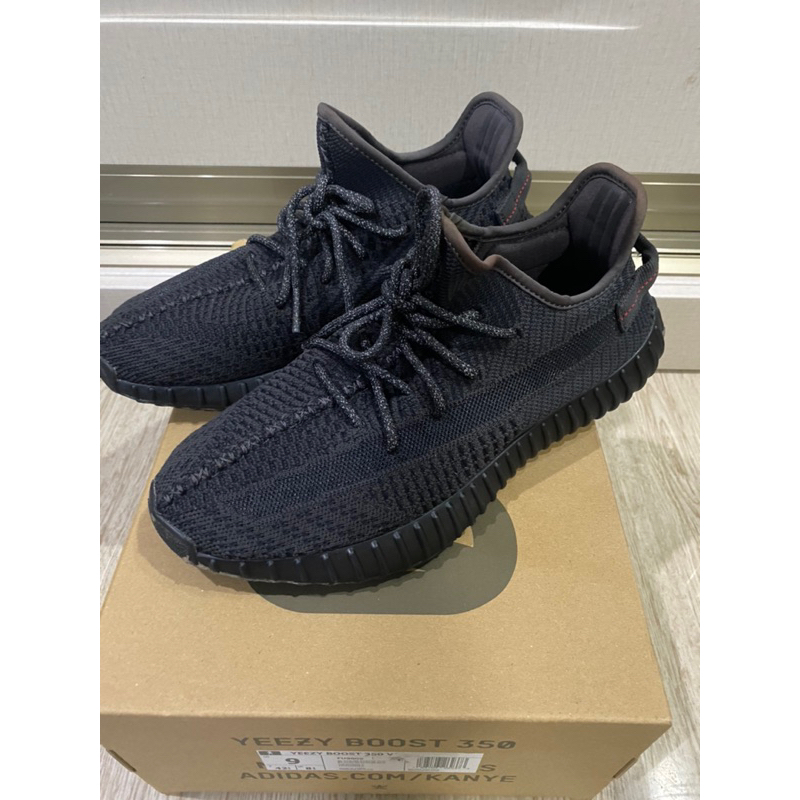 ❌ขายแล้ว รองเท้า Adidas Yeezy Boost 350 V2 Static Black (FU9006) Size 8.5uk 42.5/270jp.
