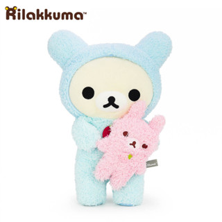 ตุ๊กตา โคริลัคคุมะ ชุดกระต่าย / Ko Rilakkuma Rabbit Blue 40 ซ.ม.