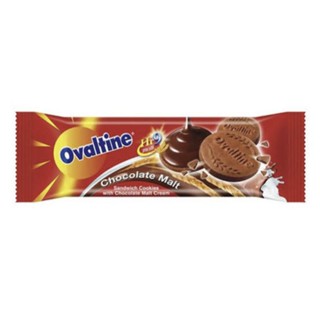 Ovaltine Chocolate Malt Cookie คุกกี้โอวัลตินสอดไส้ครีมช็อคโกแลตมอลต์ 30กรัม