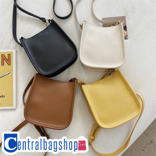 centralbagshop(C1812) กระเป๋าหนังสะพายข้าง ทรงสี่เหลี่ยม มีซิป ขนาดเล็ก ใส่โทรศัพท์มือถือได้