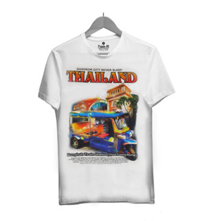 เสื้อยืดราคาถูก เสื้อยืดลายไทย Tuk Tuk Thailand#3