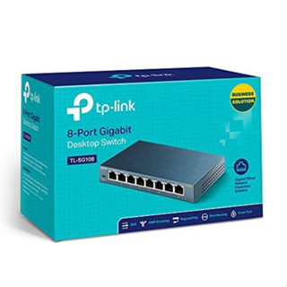 Gigabit Switching Hub 8 Port TP-LINK TL-SG108 (7") สวิตซ์ PoE