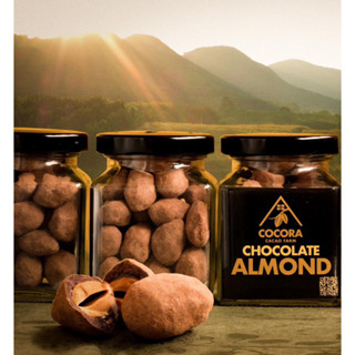 อัลมอนด์เคลือบช็อกโกแลต Chocolate Almond Dark70% 120g.