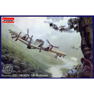 โมเดลประกอบ RODEN 1/48 RO406 GRUMMAN JOV-1A MOHAWK