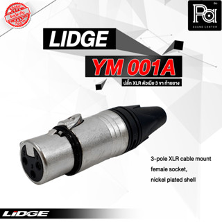 LIDGE แจ็ค XLR YM 001A เมีย พีเอ ซาวด์ เซนเตอร์ YM001A PA SOUND CENTER LIDGE YM 001 A