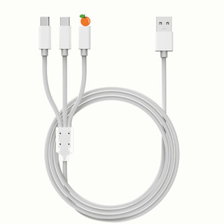 1.2M 3 in 1 สายข้อมูล สําหรับ iPhone Android Type-c โทรศัพท์มือถือ สายเคเบิล Usb อเนกประสงค์  Fast Charging Cable