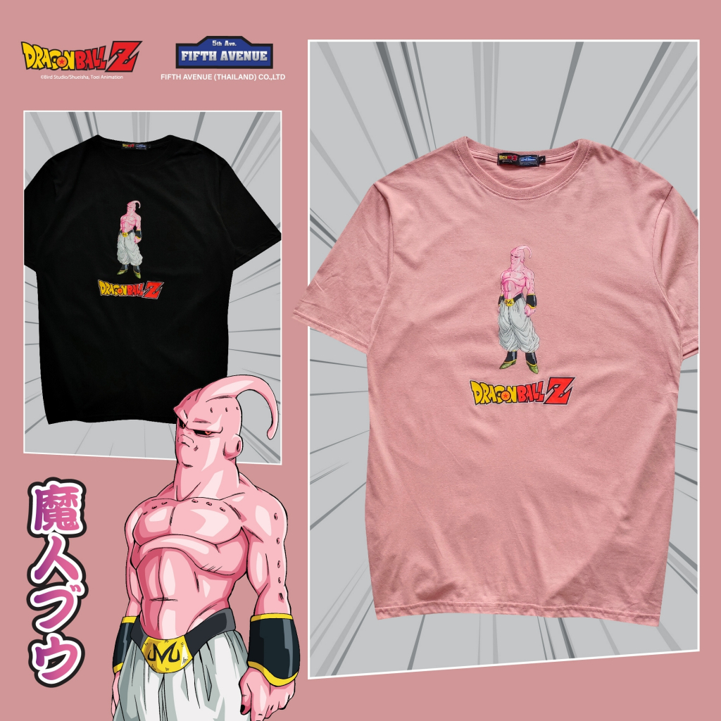 NEW! เสื้อยืดดราก้อนบอลแซด ลาย Buu จอมมารบู  ของแท้ลิขสิทธิ์จากญี่ปุ่น  DragonballZ พร้อมส่ง!!