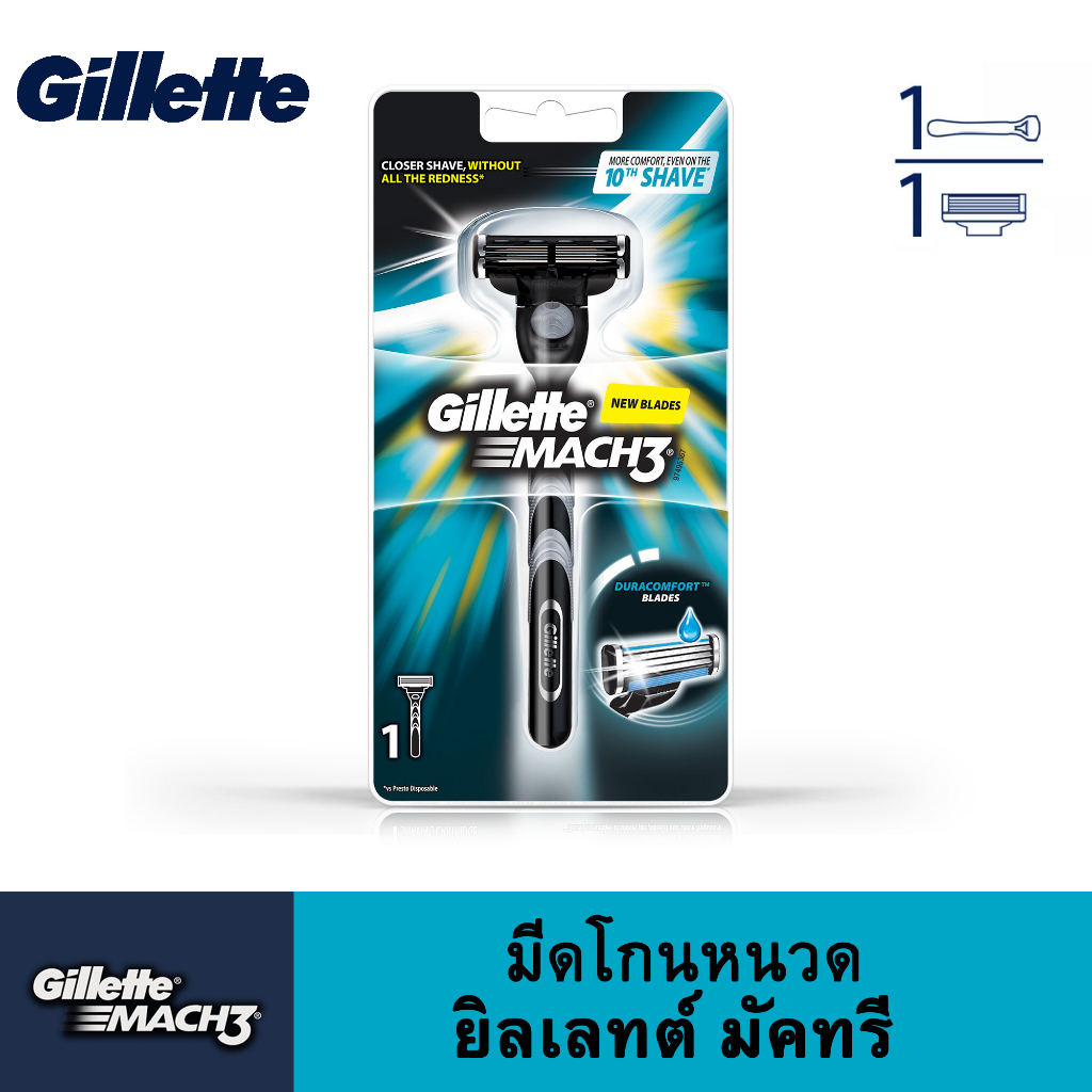 #ใบมีดโกน
#GilletteMACH3
#โกนเกลี้ยงเกลา
#ป้องกันการระคายเคือง
#การโกนที่สบาย