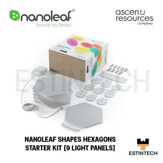 Light (ระบบไฟ) NANOLEAF SHAPES HEXAGONS STARTER KIT (9 Light Panels) ของใหม่ประกัน 2ปี